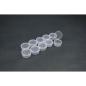 Preview: Koswork Clear Round Container (w/lid, ID 25mm, H12mm) (10pcs)