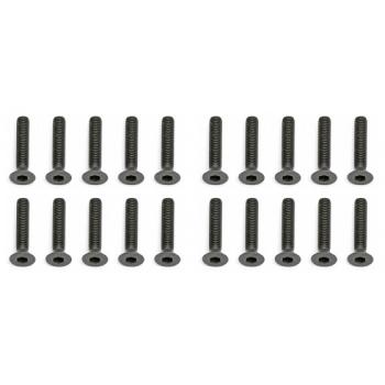 Team Associated Screws, 3x16 mm FHCS