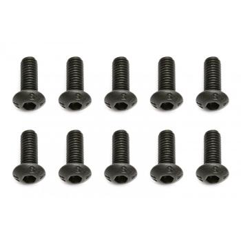 Team Associated Screws, 3x0.5x8 mm BHCS