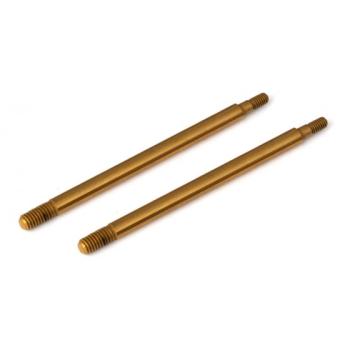 Team Associated RC8T3 TiN Shock Shafts, 3.5x33.5 mm