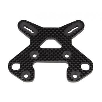 Team Associated RC8B4 FT Front Shock Tower, carbon fiber