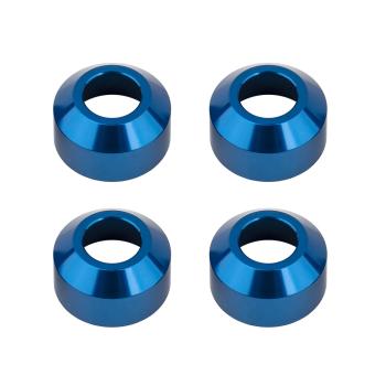 Team Associated RC8B4 FT CVA Axle Sleeves, blue aluminum