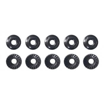 Team Associated M4 Low Profile Serrated Steel Wheel Nuts