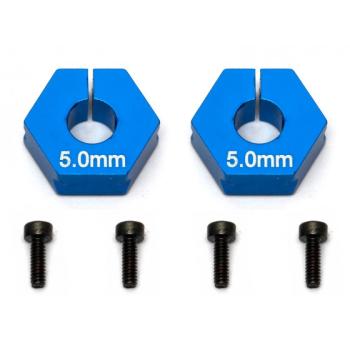 Team Associated Factory Team Clamping Wheel Hexes, 5.0mm
