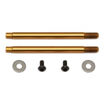 Team Associated 3x21 mm Shock Shafts (V2), TiN