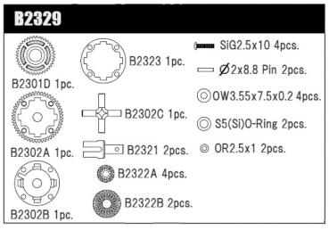 Gear Diff Kit MSB1