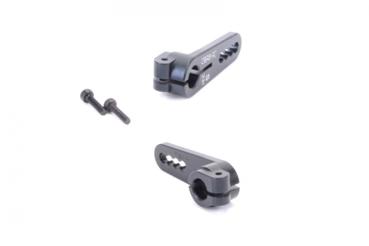 CoreRC Aluminium Offset Servo Horn 23Z Kopropo/Sanwa -schwarz-