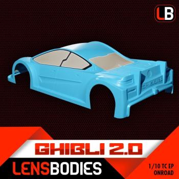 GHIBLI 2.0 KAROSSERIE LIGHT (0.5mm) LENS BODIES 1/10 ELEKTRO-TOURENWAGEN