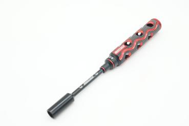 KAEMTECH Premium Steckschlüssel-Set 4mm/5,5mm/7mm/8mm, rot/schwarz