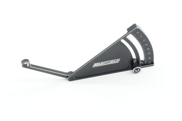 KAEMTECH Bodenabstandslehre 5mm-45mm schwarz/silber