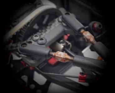 KAEMTECH Titanium Turnbuckle Set for Schumacher FT9 color: Bronze