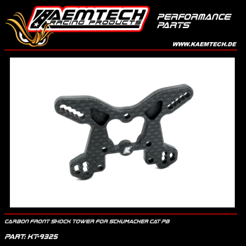 KAEMTECH optional Carbon front shock tower for the Schumacher CAT PB