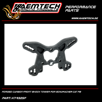 KAEMTECH optional forged Carbon front shock tower for the Schumacher CAT PB