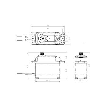 SAVÖX SB-2272MG SERVO