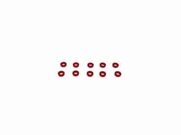 SWORKz Aluminium Scheibe 3x6x1,5mm rot (10)