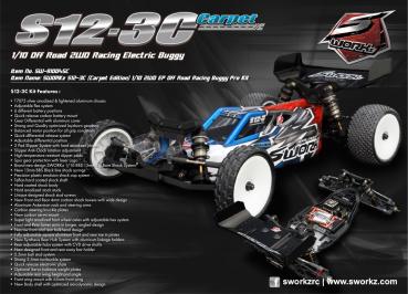 SWORKz S12-3C 1/10 2WD Pro Carpet Kit
