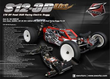 SWORKz S12-3D 1/10 2WD Pro Dirt Kit