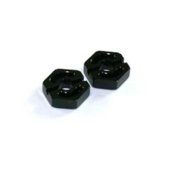 Team Durango Alloy Wheel Hex (14mm) (2 pcs) (Black)