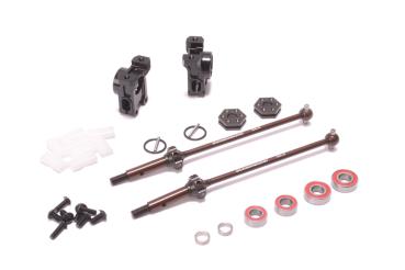 Option Alloy Rear Hub / CVD Assembly (-2mm) - L1R