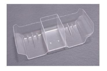 AEROX 1/10 Wide Rear Wing - 1mm Clear (2 part)
