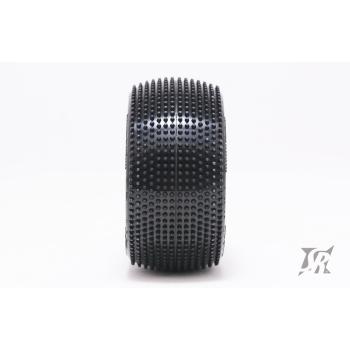 ALLIGATOR Rear Yellow compound (Medium long wear) 1/10 Astro turf / Carpet tires (Only tires) 2pcs