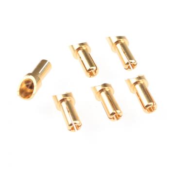RUDDOG 3.5mm Gold Plug Male (6pcs)