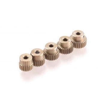 RUDDOG 64dp Aluminium Pinion 5-Pack Even (22,24,26,28,30T)