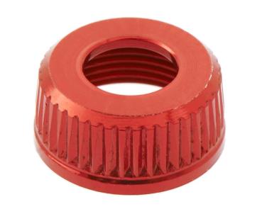 SHOCK SEAL CAP ALUMINIUM RED (1pc)