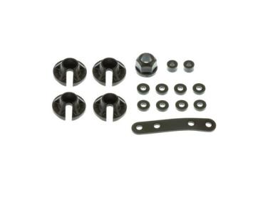Team Durango DESC410R Spring Retainer, Battery Holder Distance Bushing&Shim Set