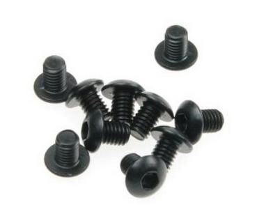 BUTTON HEAD HEX SCREW M3X4MM (10 pcs)