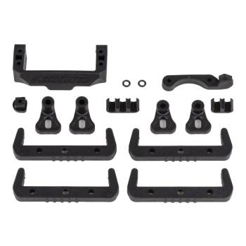 Team Associated RC10B7 Battery Mount, Fan Mount, Servo Mount