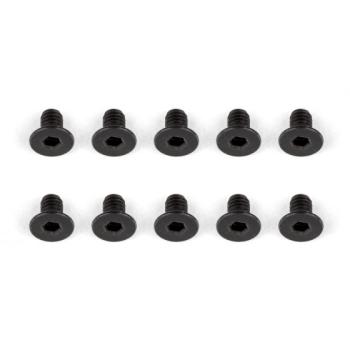 Team Associated Screws, M2.5x4 mm FHCS