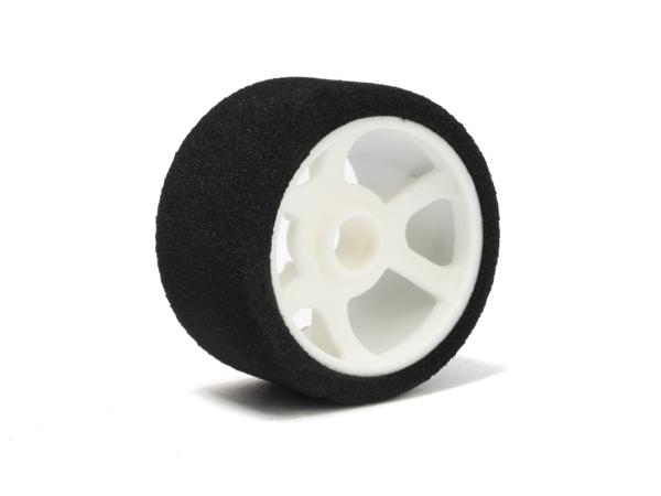 Hot Race 1/12 Front Foam Tires 37 Shore (2pcs/White Rims)