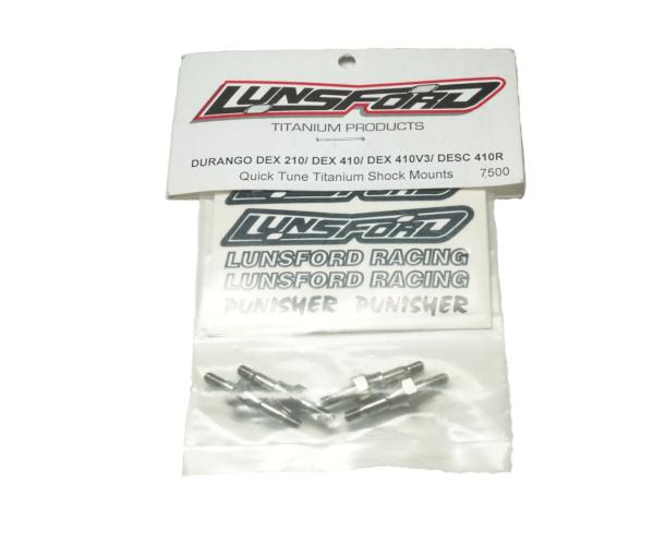 Quick Tune Titanium Shock Mounts DEX410,DEX210
