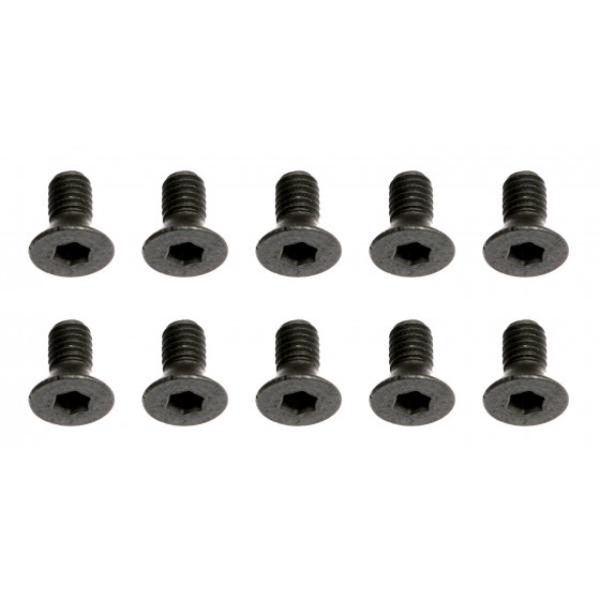 Team Associated Screws, 3x0.5x6 mm FHCS