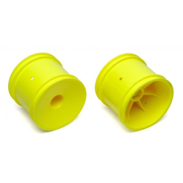 Team Associated Truck Hex Wheels, yellow