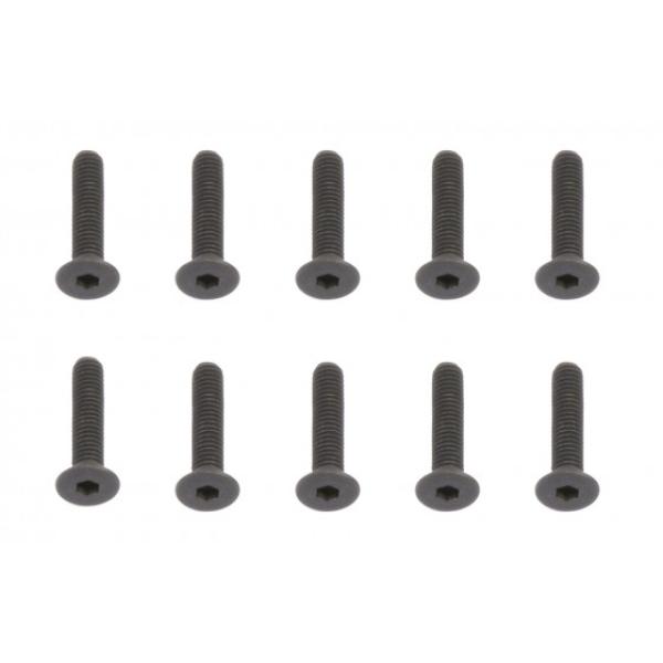 Team Associated Screws, 3x14 mm FHCS