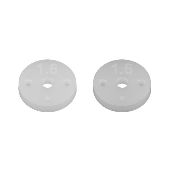 Team Associated FT 13mm Shock Pistons, 2.5mm, 2x1.6