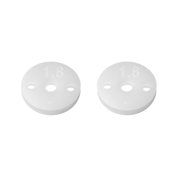 Team Associated FT 13mm Shock Pistons, 2.5mm, 2x1.8