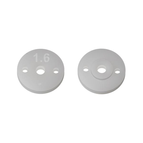 Team Associated FT 13mm Shock Pistons, 2.0mm, 2x1.6