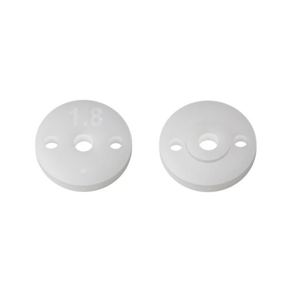 Team Associated FT 13mm Shock Pistons, 2.0mm, 2x1.8
