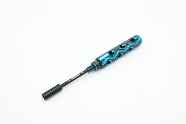 KAEMTECH Premium Steckschlüssel-Set 4mm/5,5mm/7mm/8mm, blau/schwarz