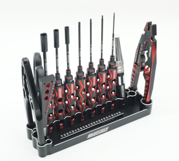 KAEMTECH Werkzeughalter "22" Aluminium schwarz/silber