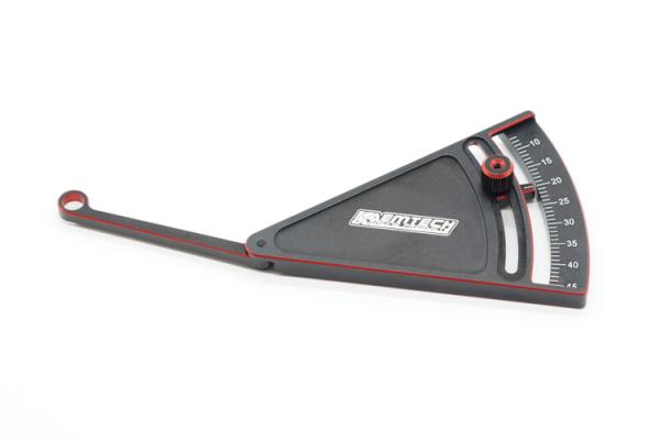KAEMTECH Bodenabstandslehre 5mm-45mm schwarz/rot