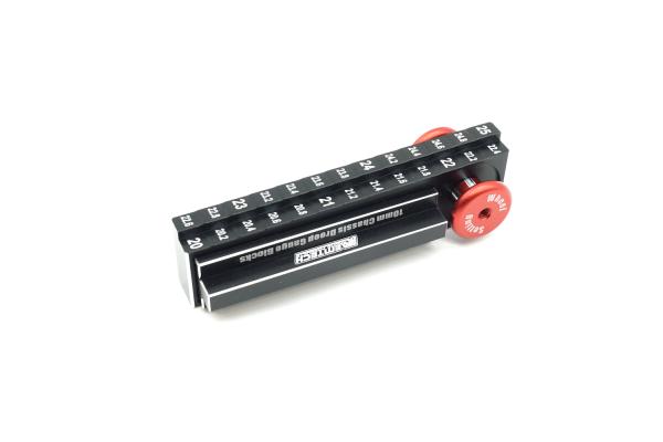 KAEMTECH Camber Gauge Alu black/red anodized - Kopie