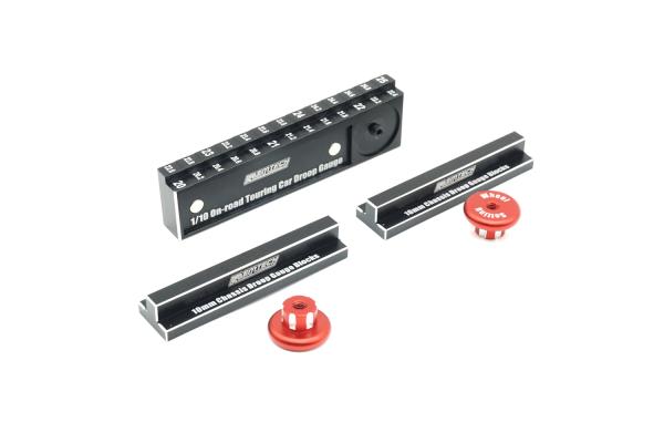 KAEMTECH Camber Gauge Alu black/red anodized - Kopie