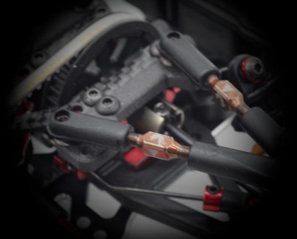 KAEMTECH Titanium Turnbuckle Set for Schumacher FT9 color: Bronze