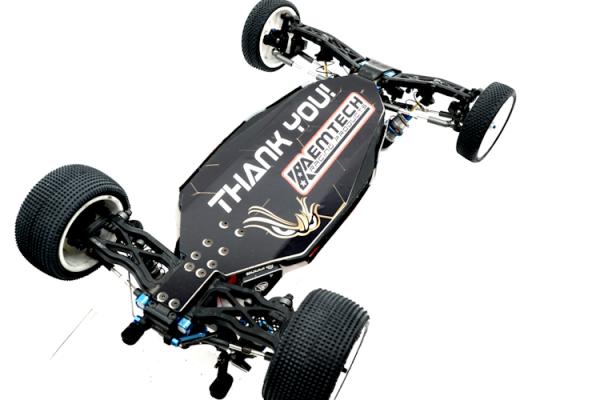 KAEMTECH Chassis Schutzfolie für Team Associated RC10 B7 "Thank you!"