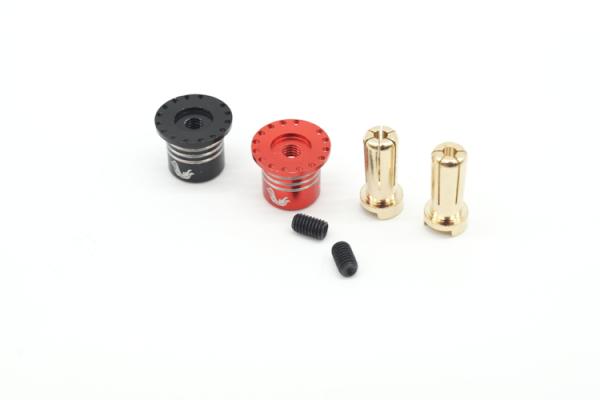 KAEMTECH RACING PRODUCTS Stecker "Gripper" mit Kühlkörper - 5mm - 14mm (2 Stück)
