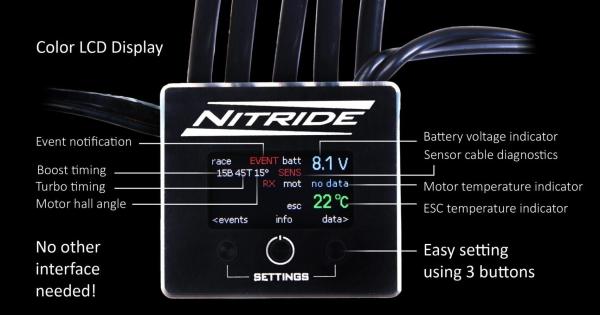 NITRIDE 1/10 COMPETITION BRUSHLESS-REGLER ELCERAM